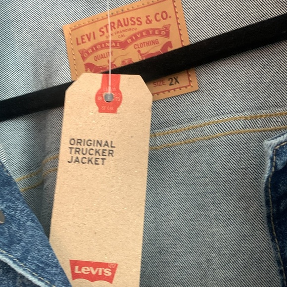 NWT Levi Strauss Jean Jacket Women’s 2X - Wife of the Party! - Picture 3 of 4